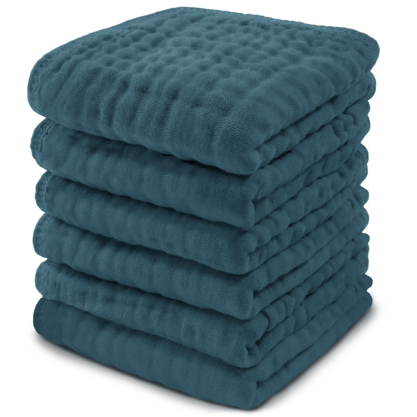 Baby Washcloths 100% Muslin Cotton by Comfy Cubs