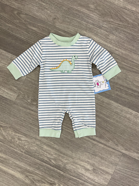 Three Sisters Dinosaur Applique Boy Romper