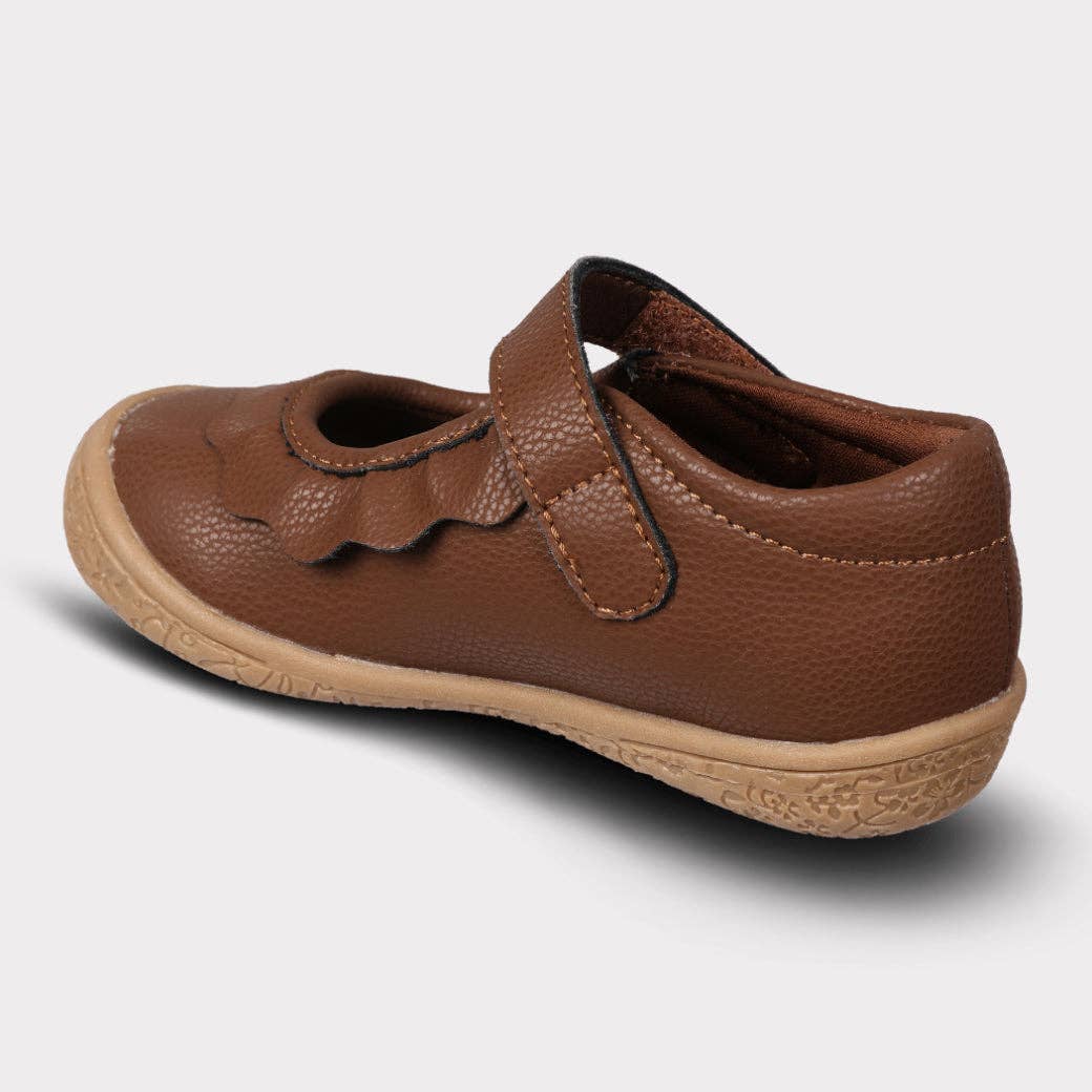 Amina Leather Girls Mary Jane Shoe