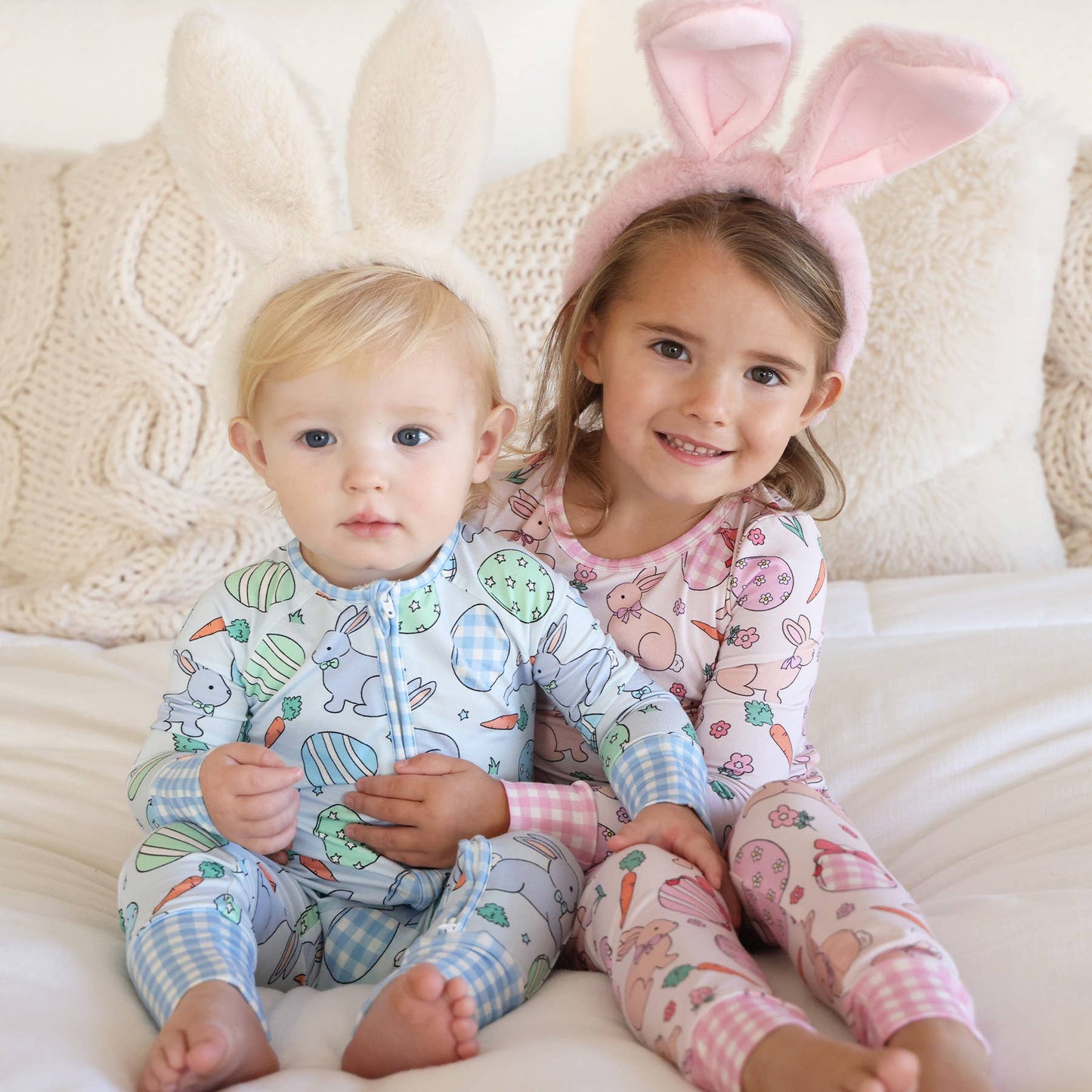 Hoppy Spring Convertible Zip Romper | Blue