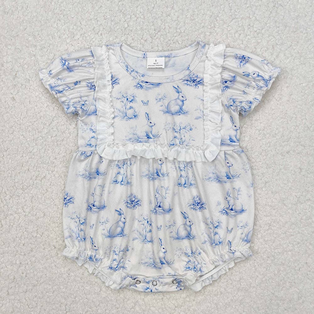 Vintage Blue Bunny Outfit