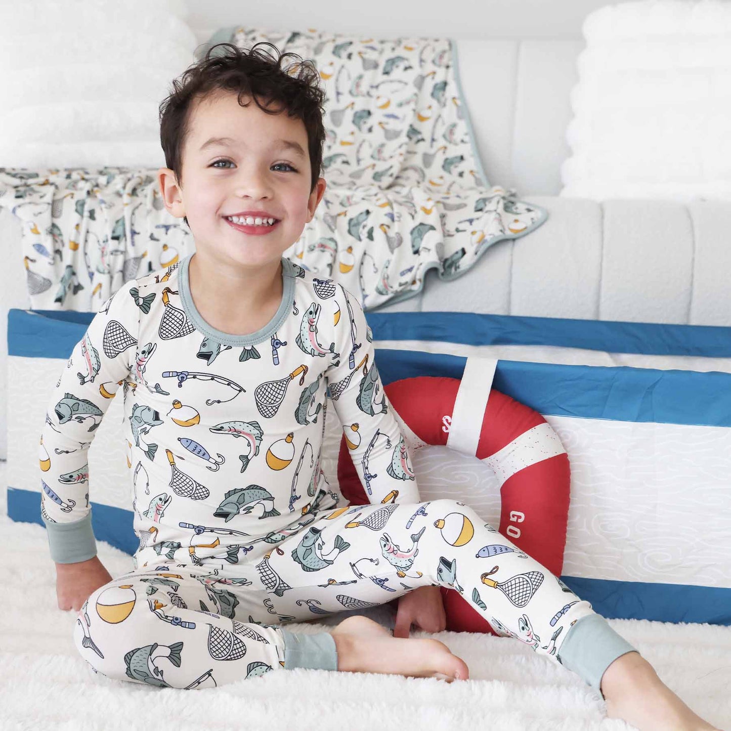 Catch of the Day Two Piece Pajama Set