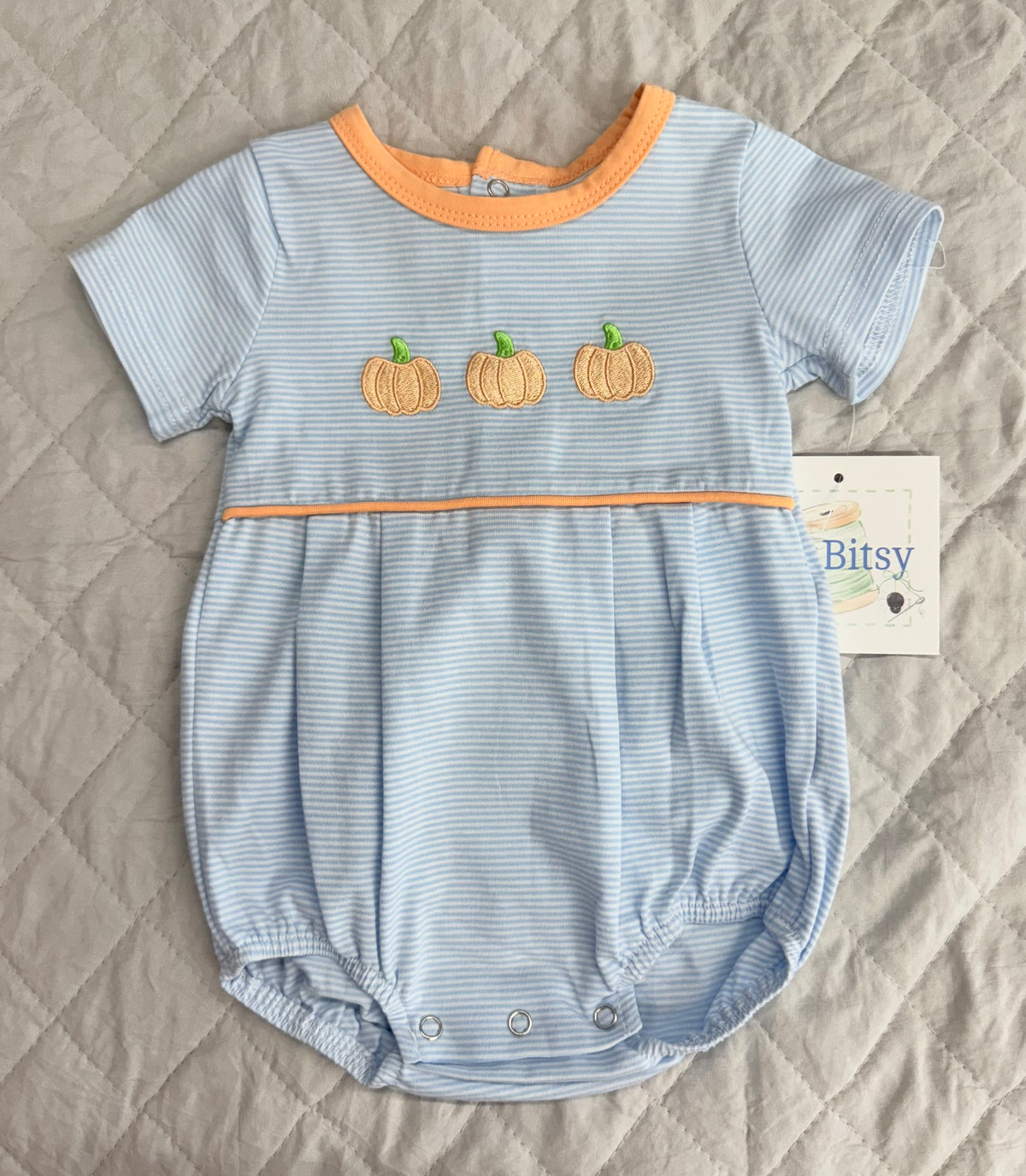 Itsy Bitsy Boys Pumpkin Bubble