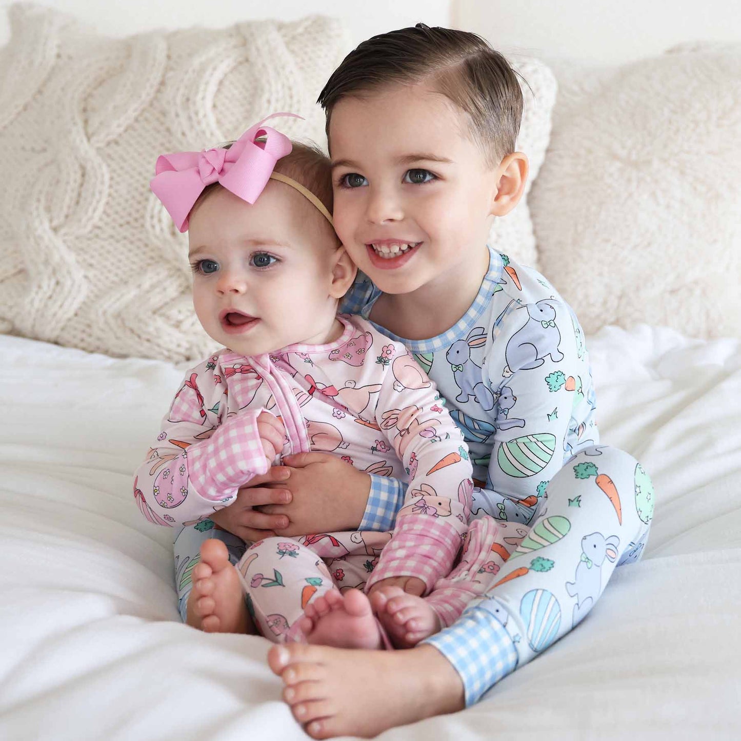 Hoppy Spring Convertible Zip Romper | Pink