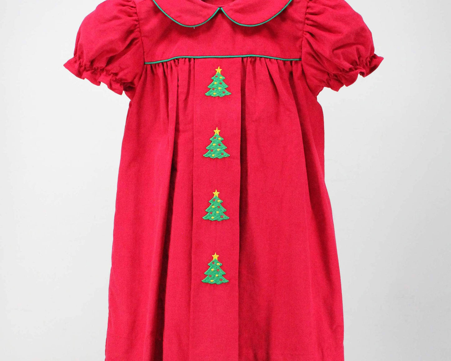 Red Christmas Tree Claire Dress