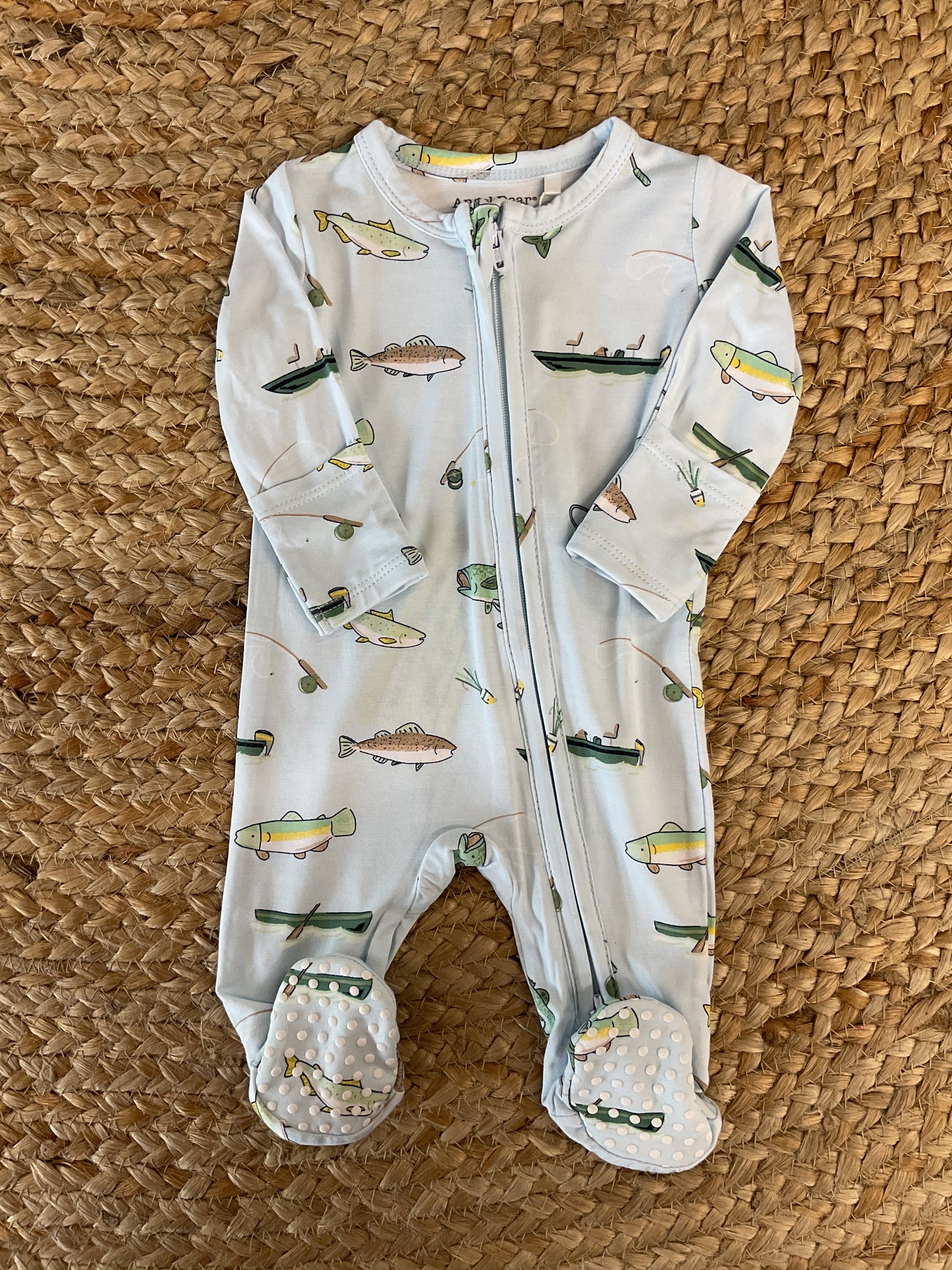 AD Fishing 2 Way Zipper Footie