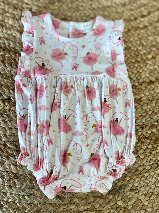 AD Ribbon Ballerinas Playsuit