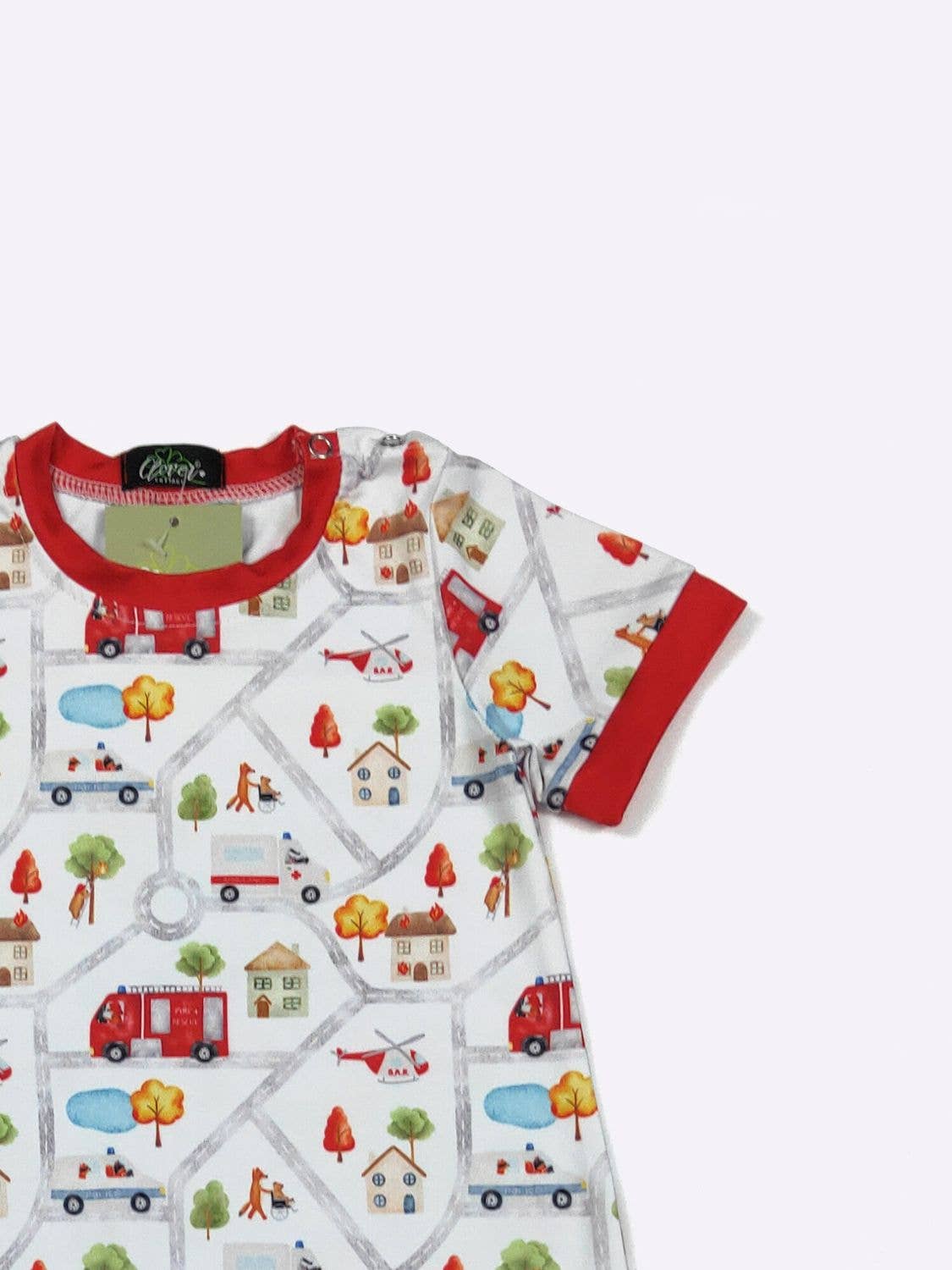 First Responders Boy Romper