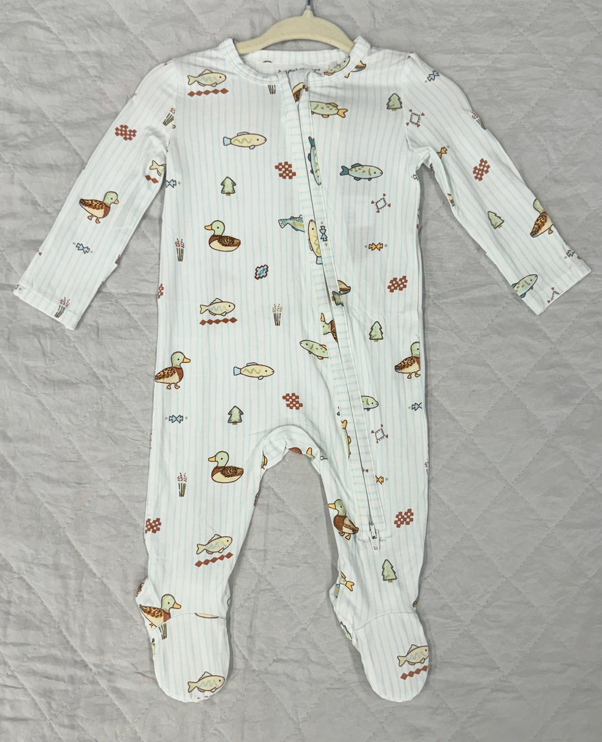 AD Lake Cuties Zipper Footie