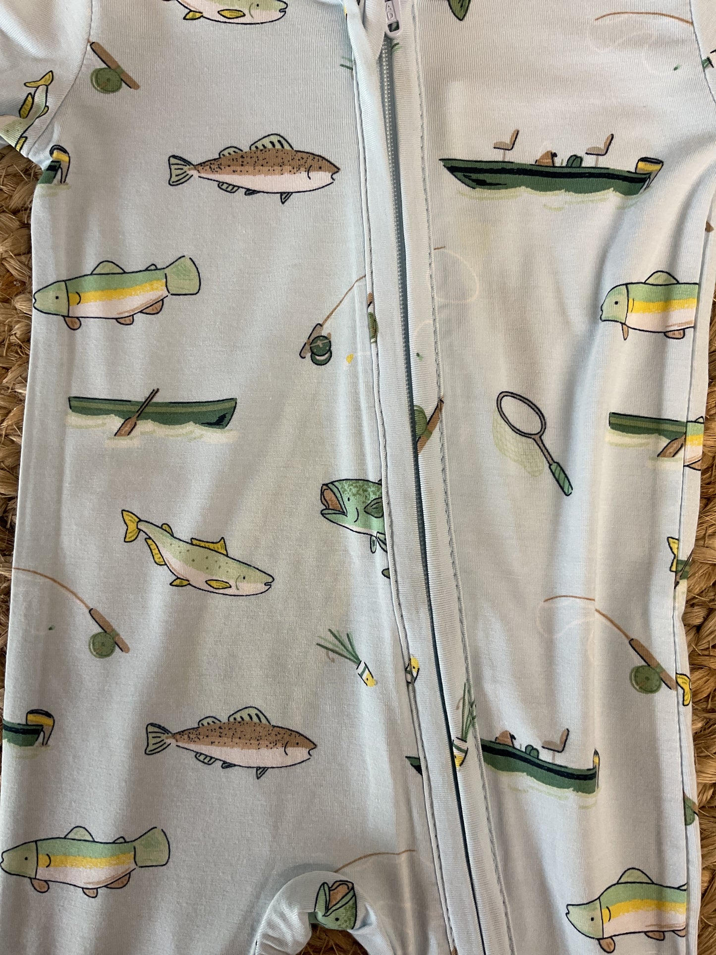 AD Fishing 2 Way Zipper Footie