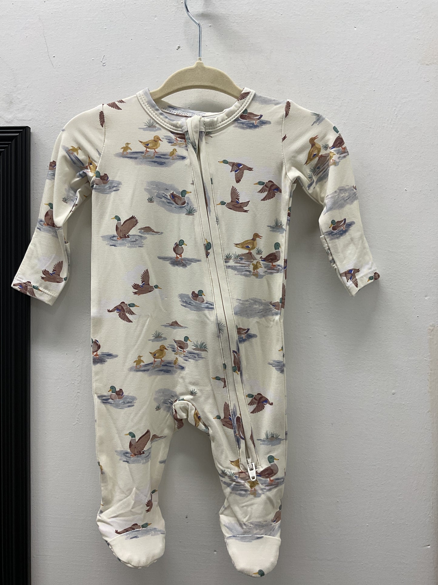 Migrating Mallards 2 Way Zipper Footie