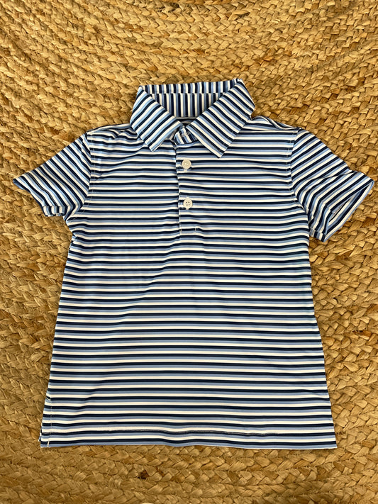 Meripex Navy/Blue/White Polo