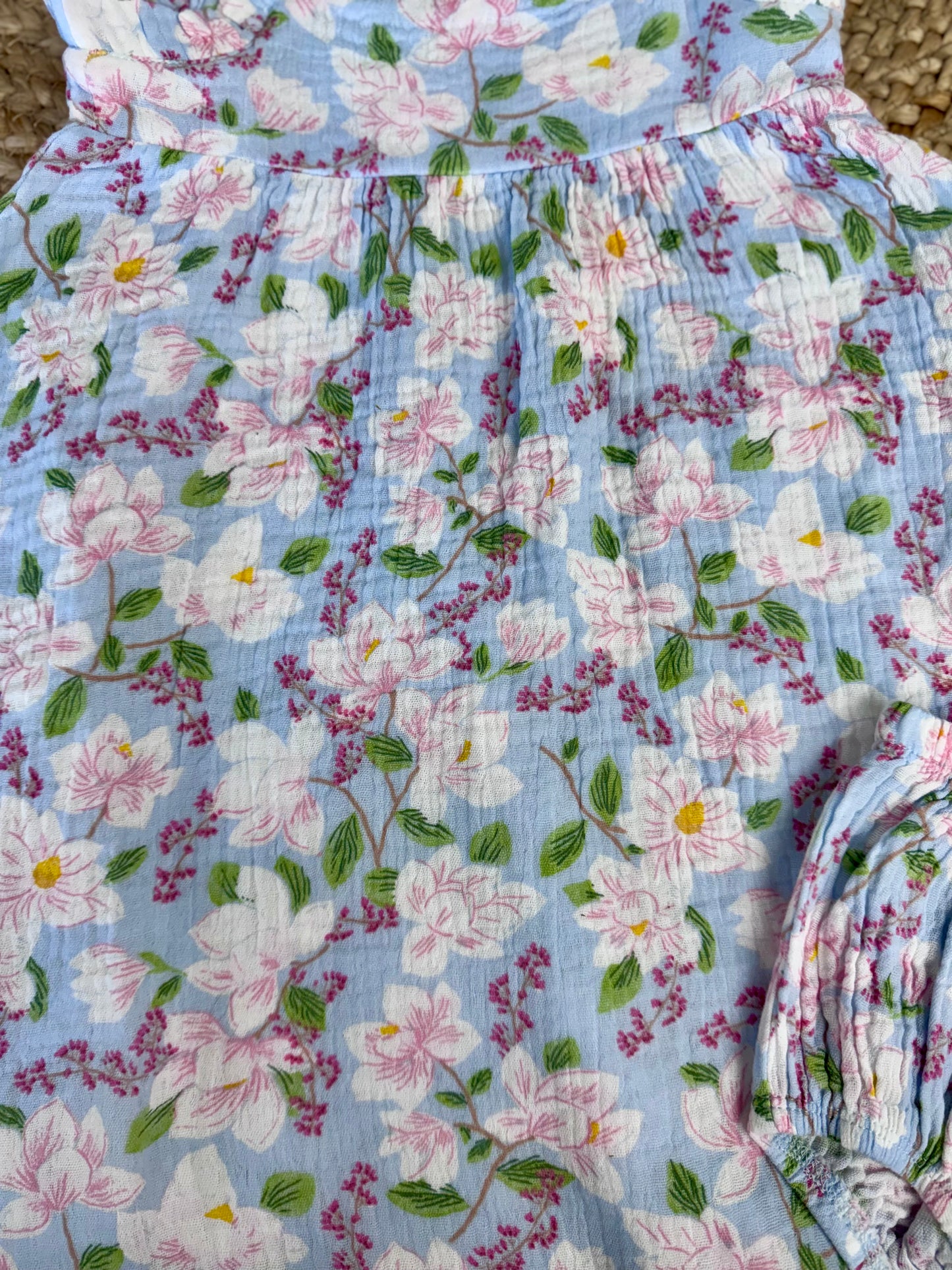 AD Magnolias Ruffle Sundress with Bloomer