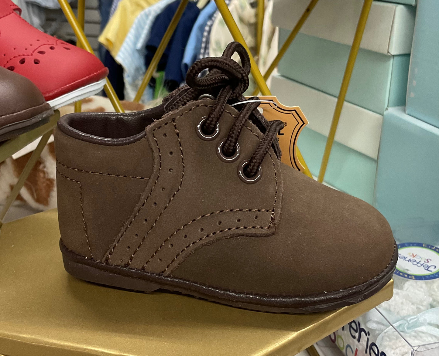 James Lace Up Style 2157 Nu Brown
