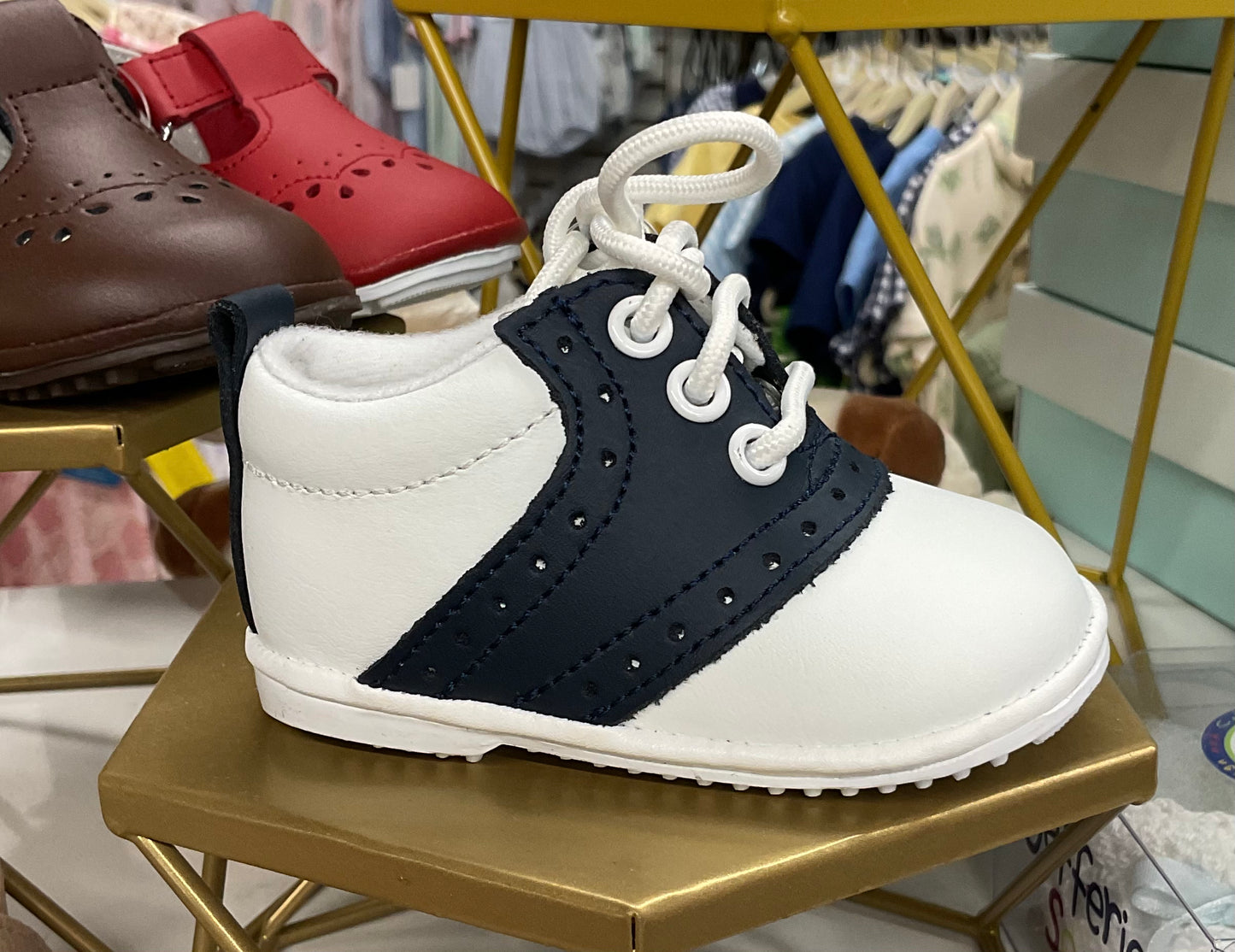 Oxford White/Navy
