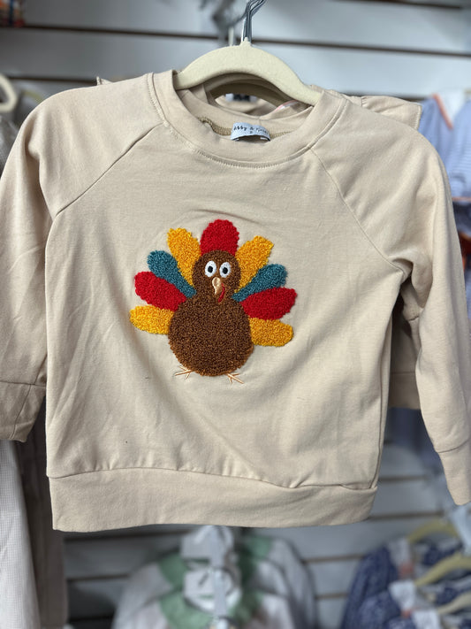Boys Turkey French Knot Shirt