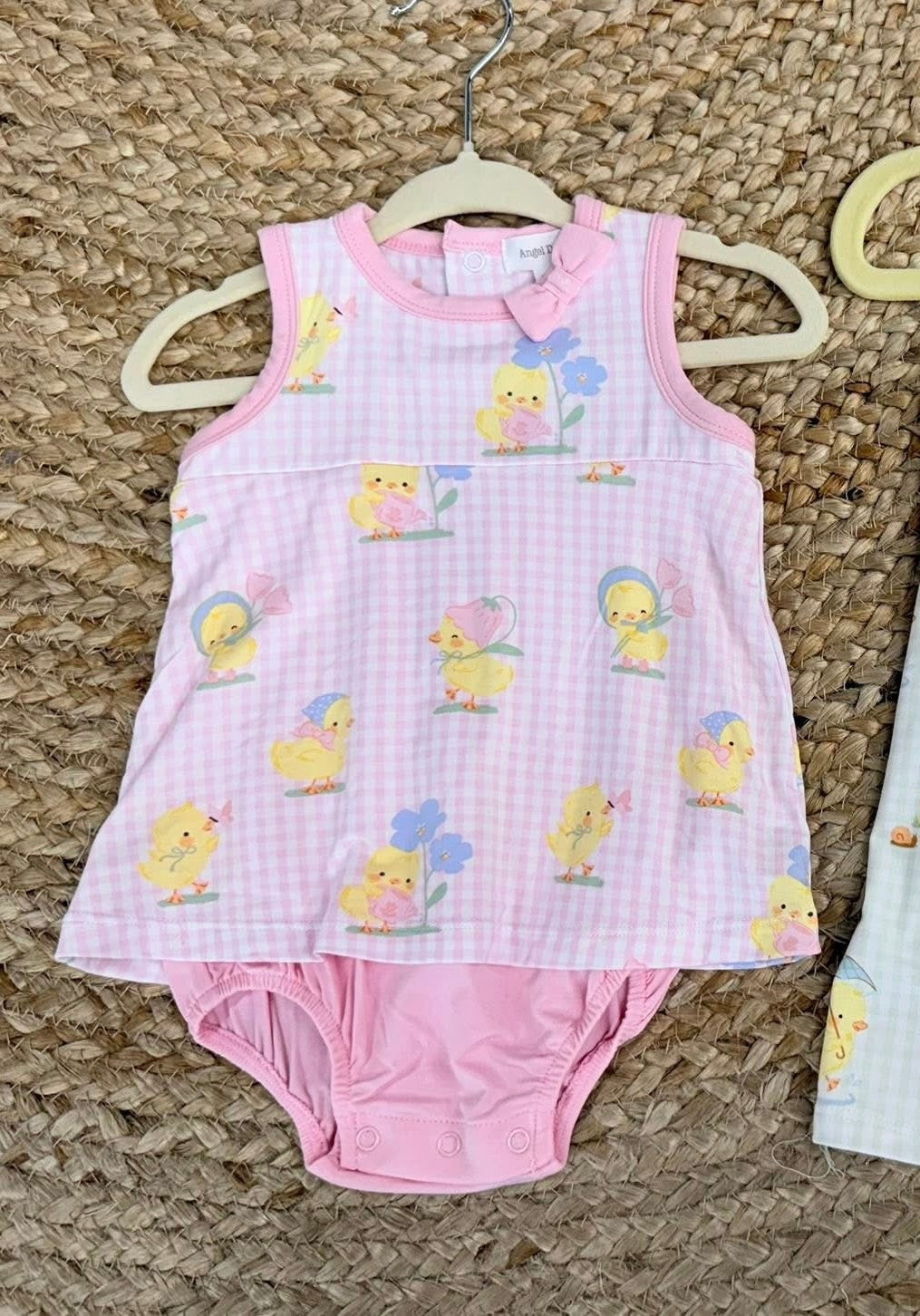 AD Vintage Spring Ducklings Bodysuit Dress