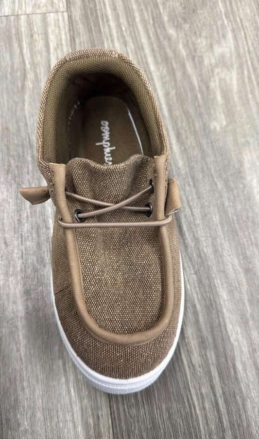 Parker Boys Khaki Shoes