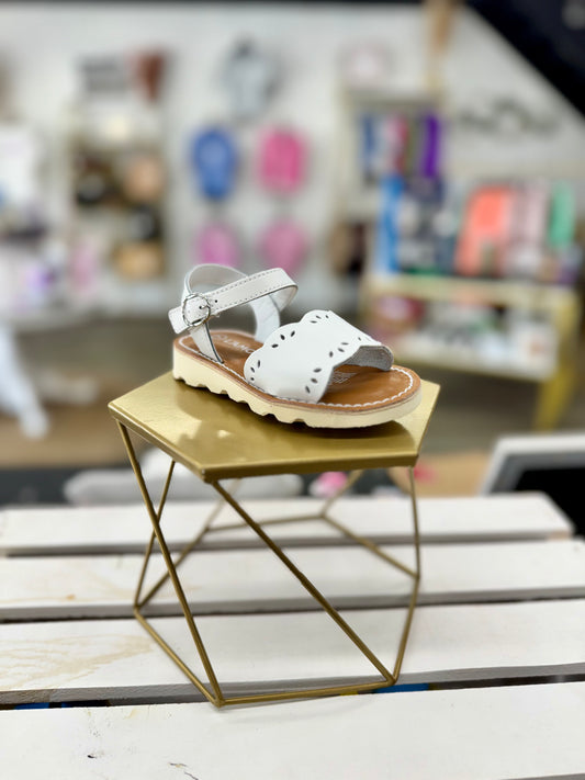 White Ella Sandals K510