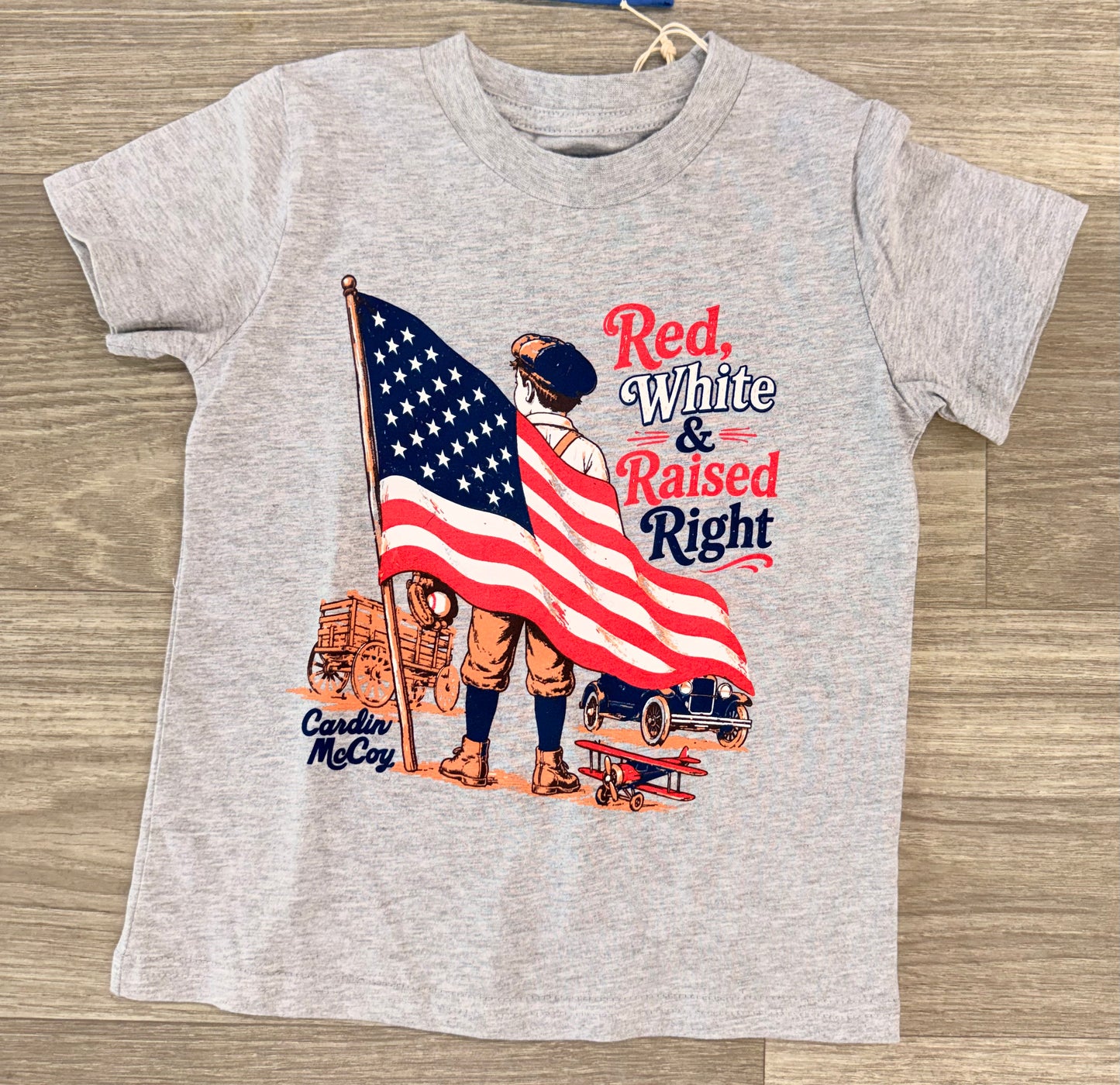 CM Red, White, & Raised Right T-shirt