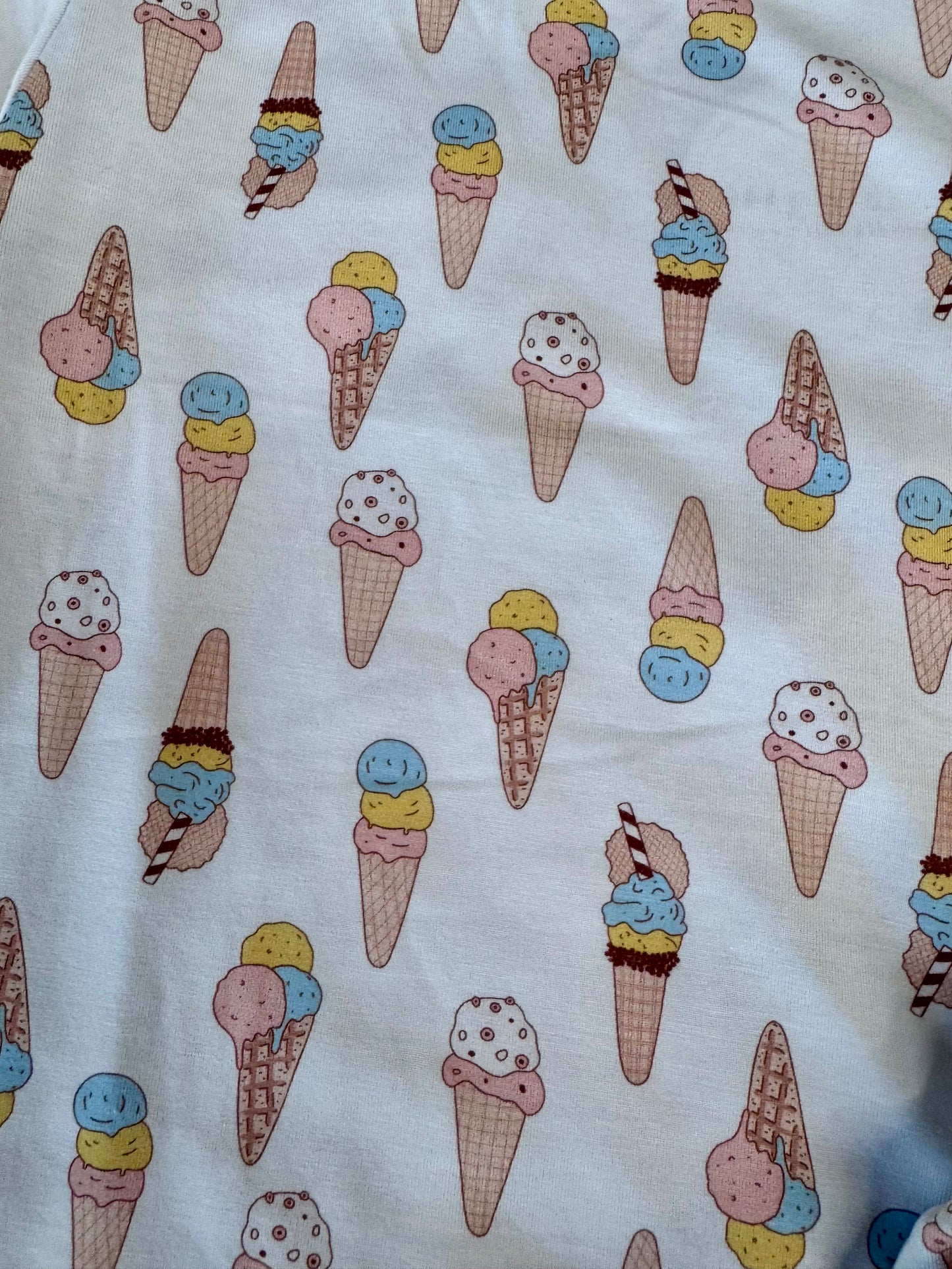 Pink Ice Cream Bamboo PJ Set