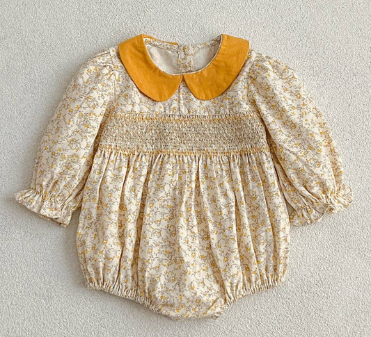 Vintage Floral Romper