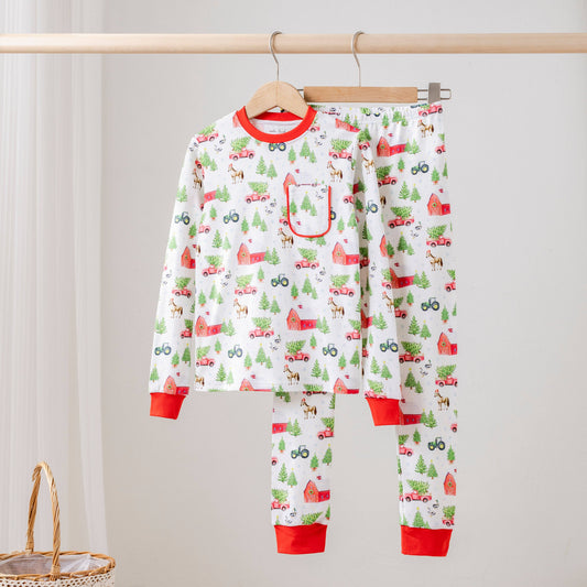 Tree Farm Organic Cotton Kids Pajamas