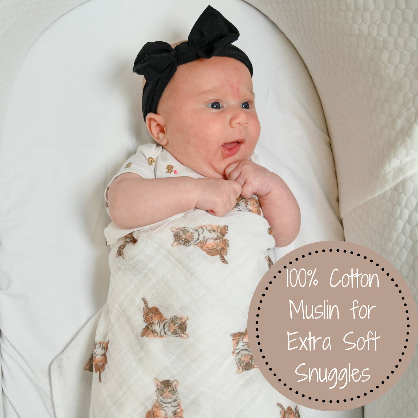 Tiger Cub Baby Swaddle Blanket