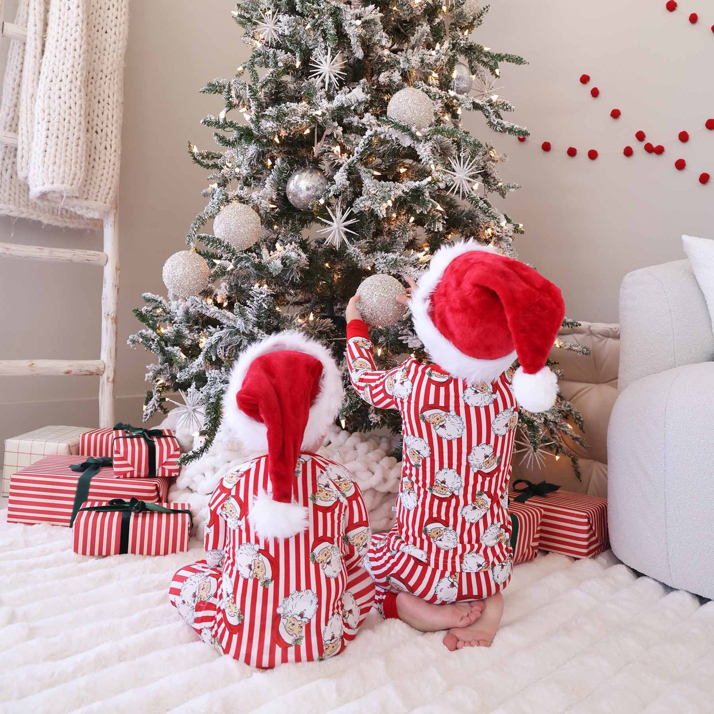 Santa Claus Lane Two Piece Pajama Set