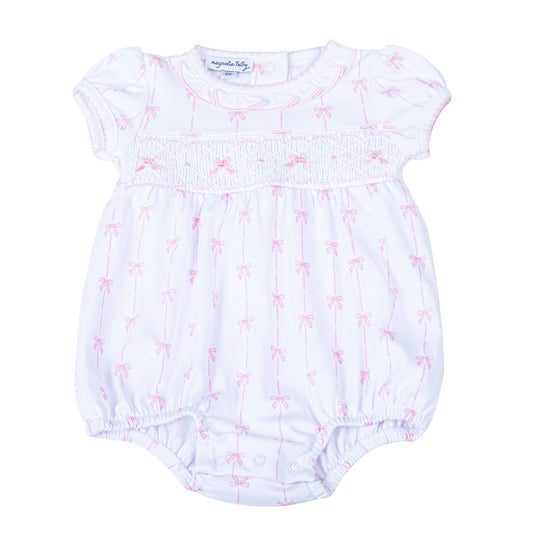 Amelia's Classics Smocked Short Sleeve Bubble