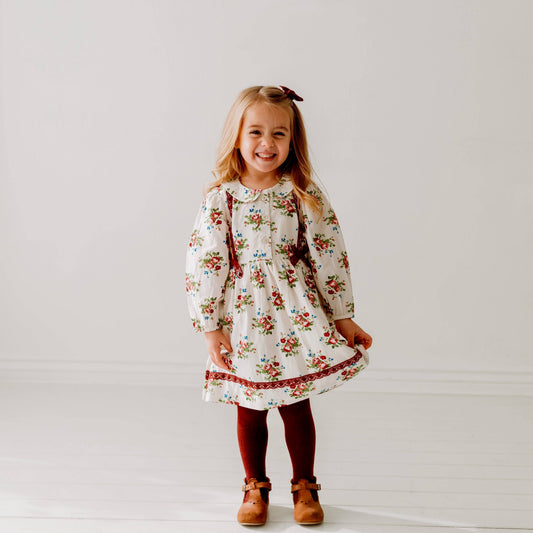 Bunch Floral Printed Dress