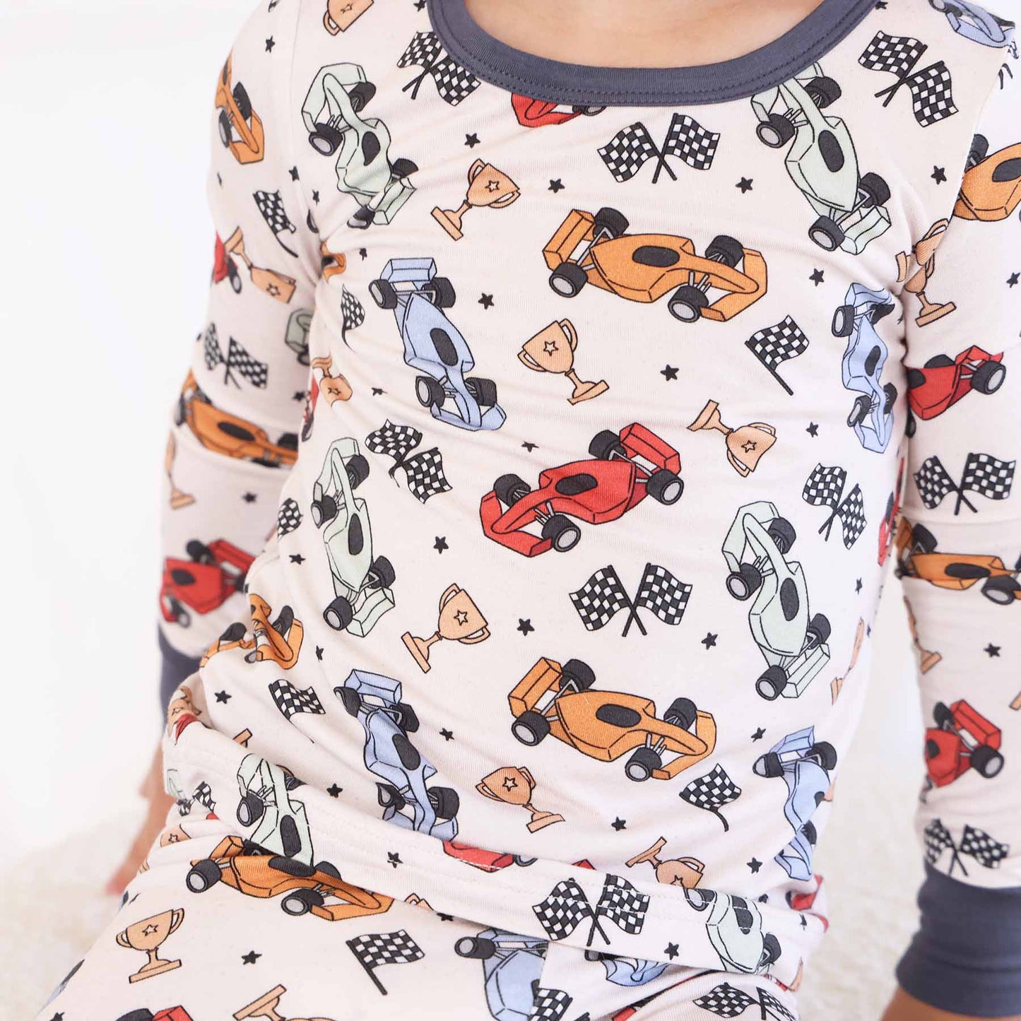 Pit Crew Two Piece Pajama Set