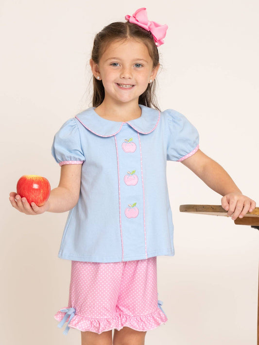 Orchard Lane Apple Embroidered Outfit