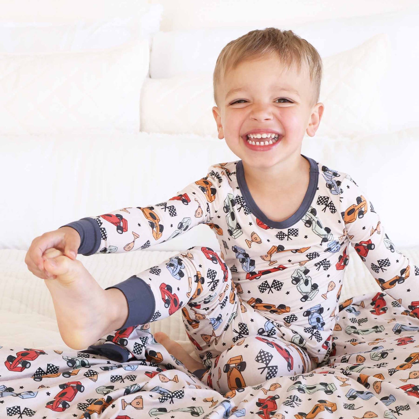 Pit Crew Two Piece Pajama Set