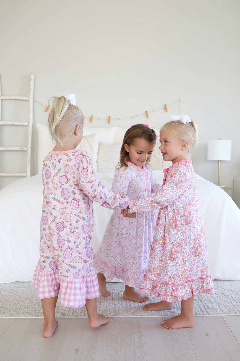 Long Sleeve Princess Ruffle Nightgown | Bunny Blossoms