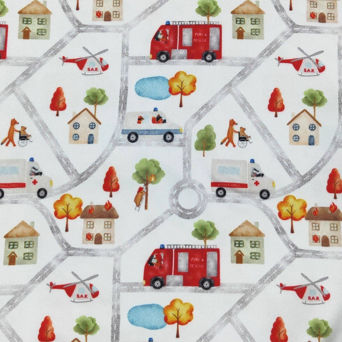 First Responders Boy Romper