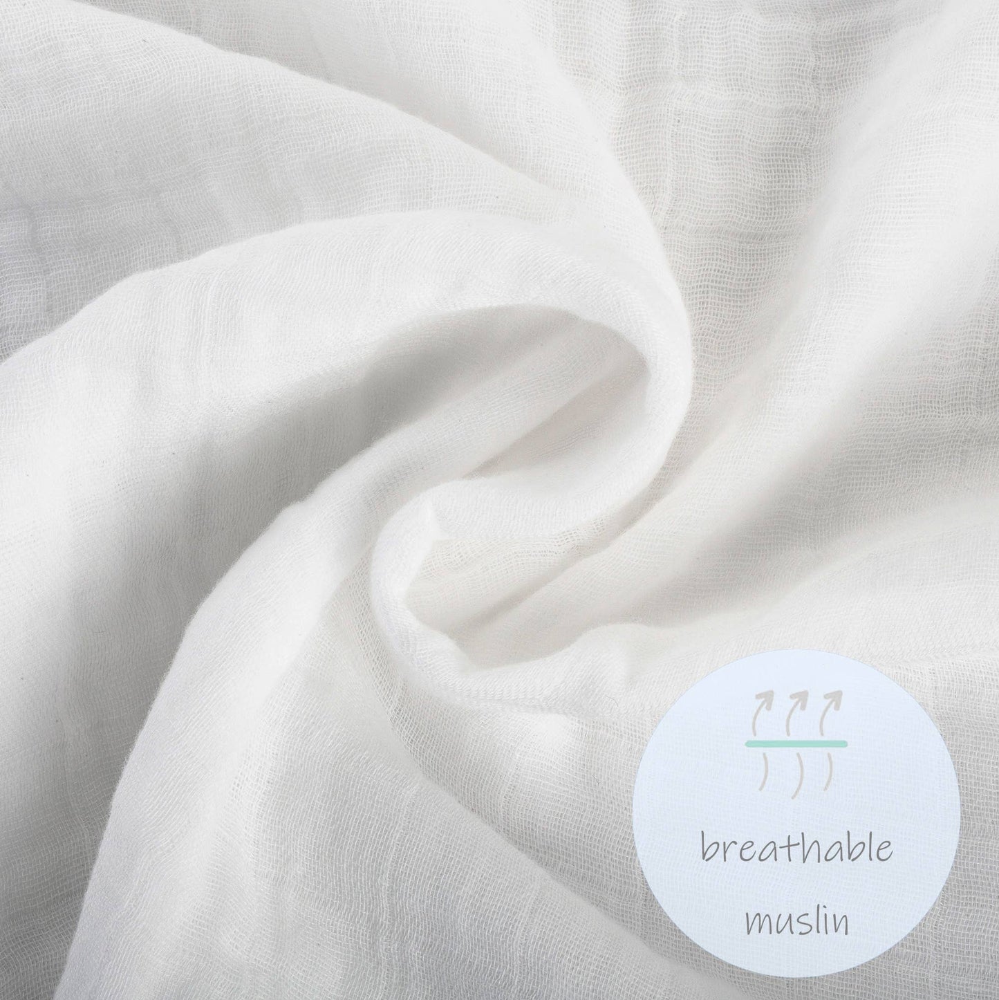 Relaxing Eucalyptus Baby Swaddle Blanket