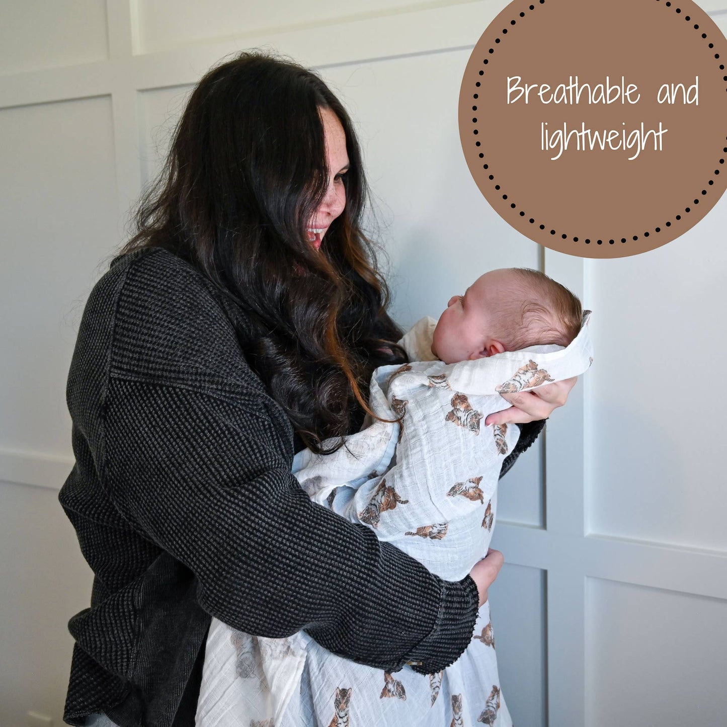 Tiger Cub Baby Swaddle Blanket