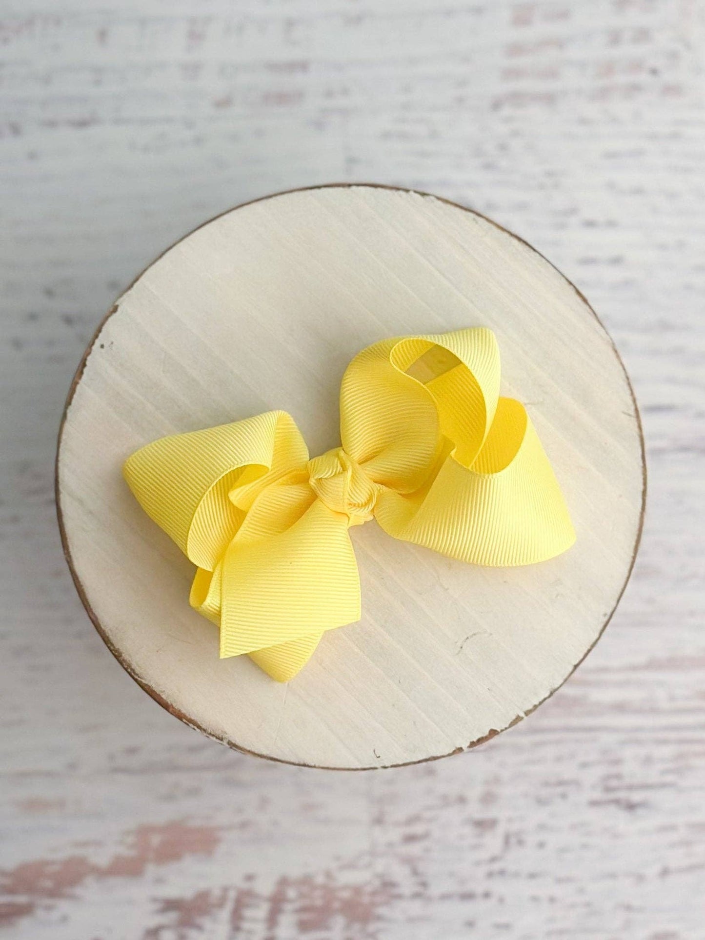 Essential Grosgrain Hair Bow - Alligator Clip - 4"