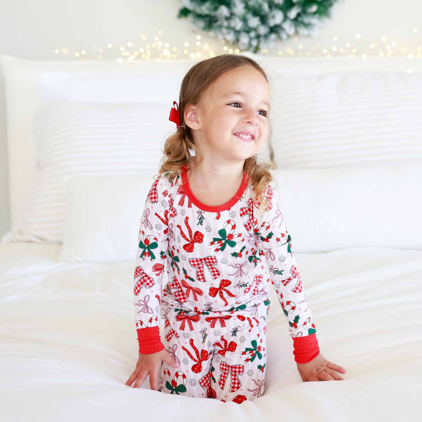 Bow What Fun Two Piece Pajama Set