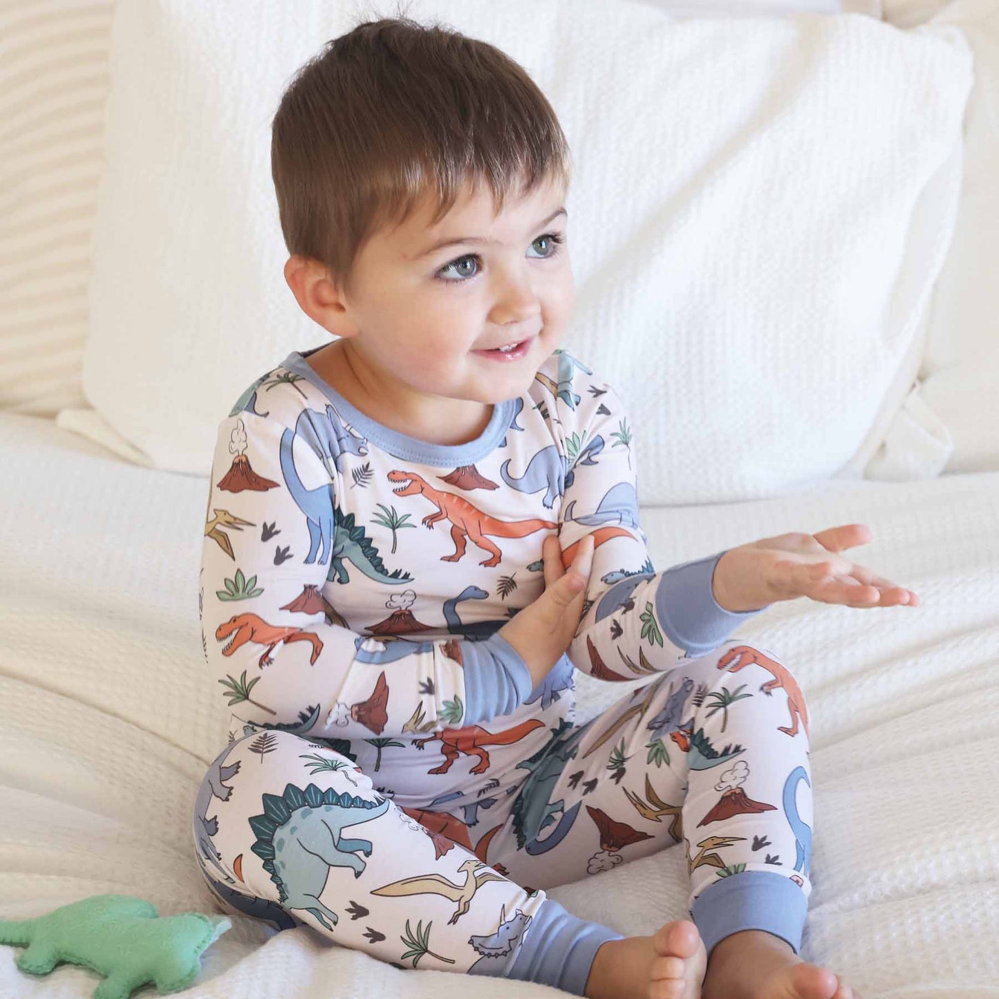 Dino Dude Two Piece Pajama Set