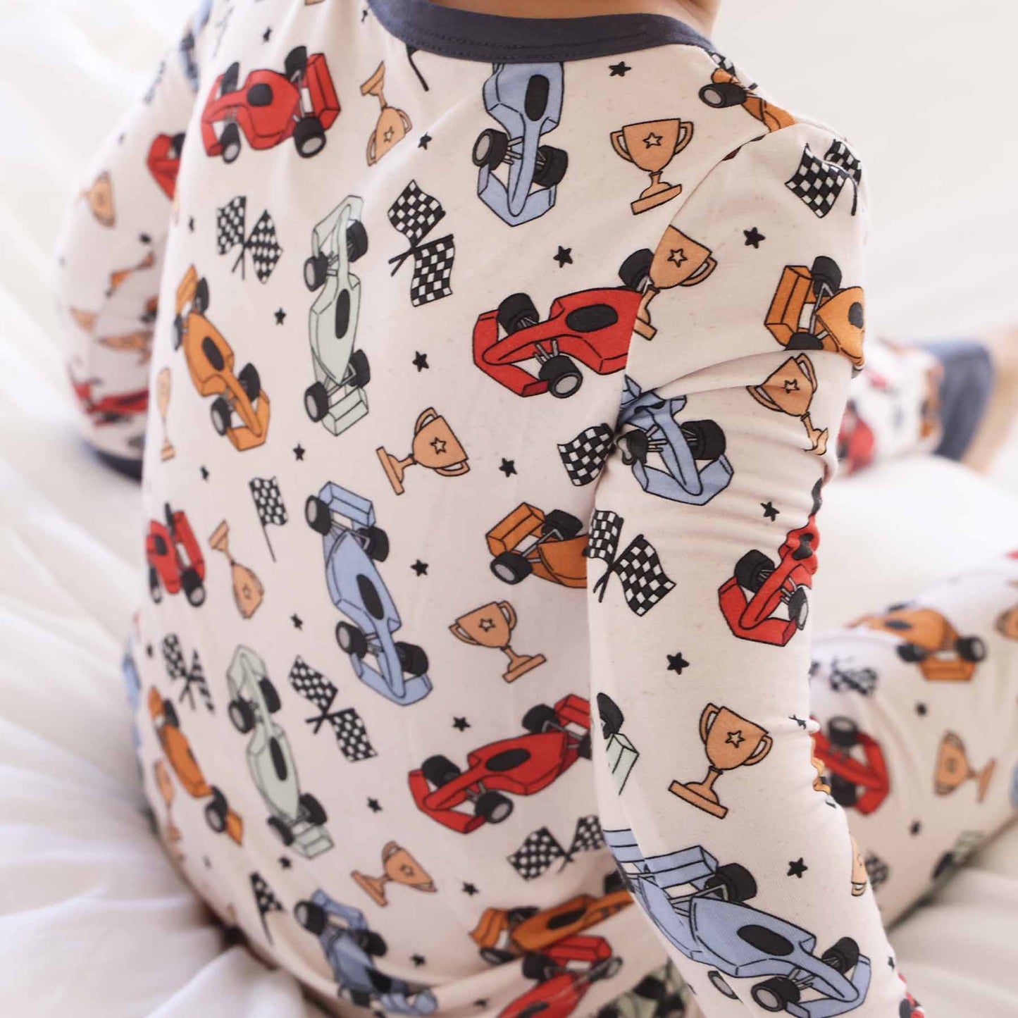 Pit Crew Two Piece Pajama Set
